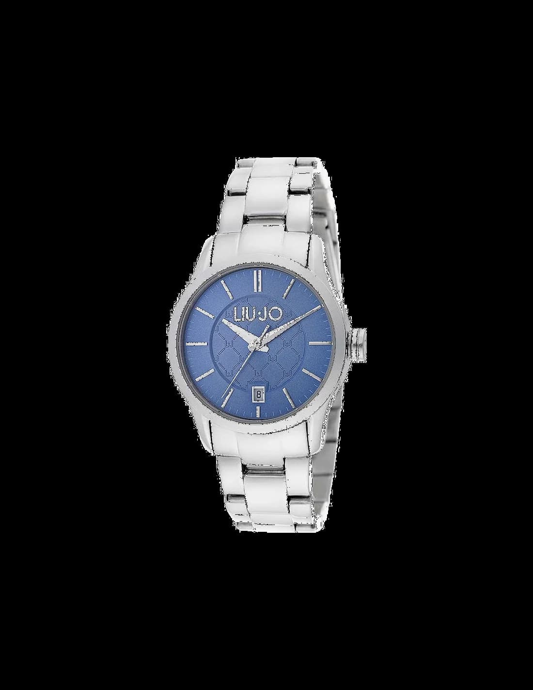 Garde-temps Liu Jo Luxury TLJ937 pour femme, cadran bleu et bracelet acier