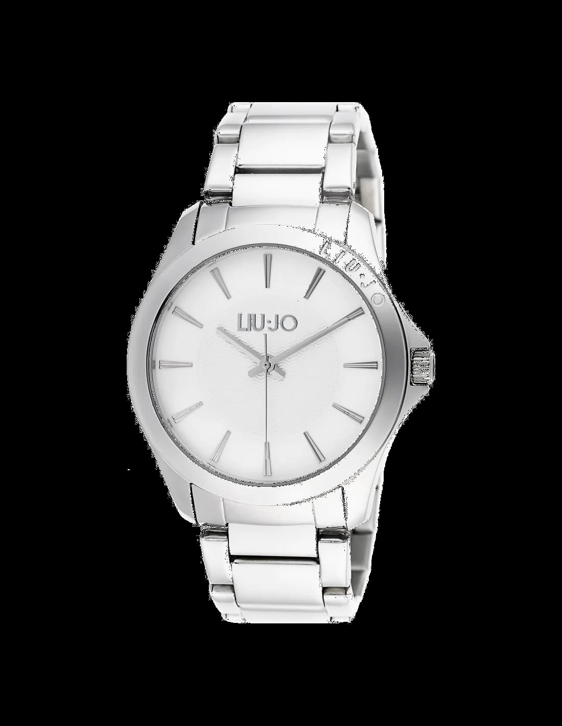 Garde-temps Liu Jo Luxury TLJ811 pour homme, cadran argent et bracelet acier