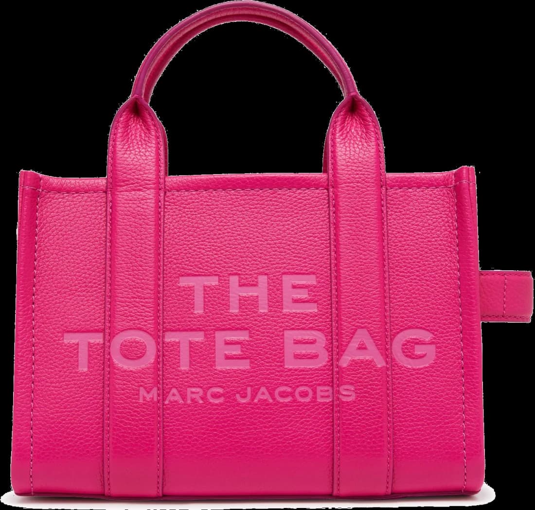 Garde-temps Marc Jacobs H009L01SP21-955 pour femme, sac en cuir grainé rose fuschia