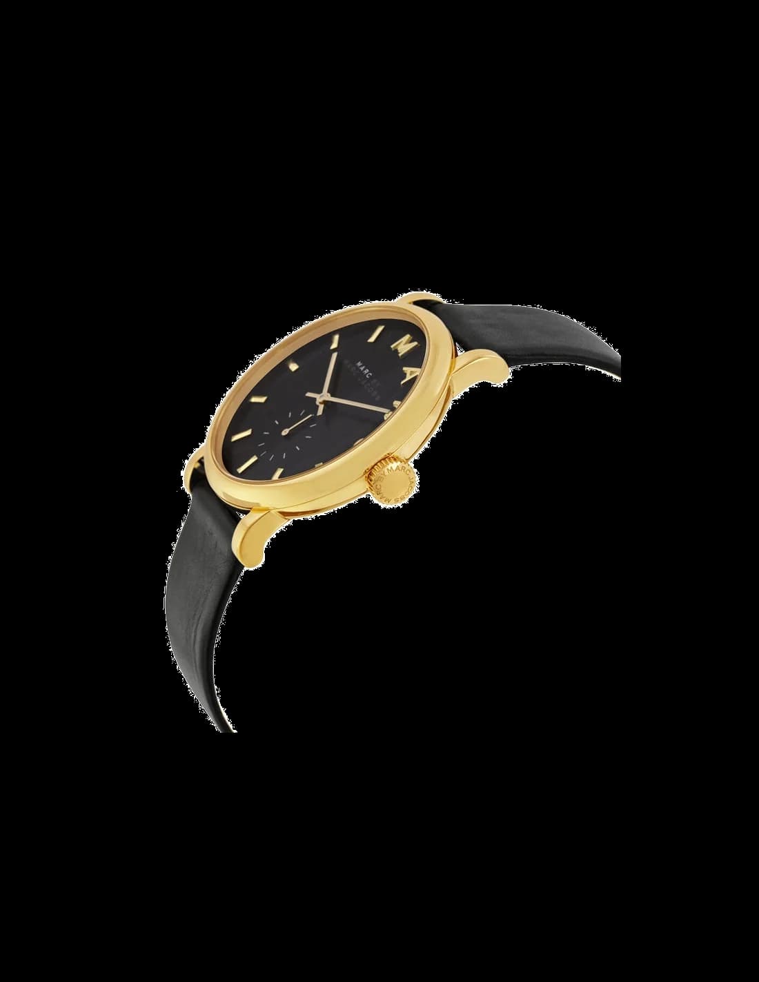 Zoom sur le cadran noir du Marc Jacobs MBM1269