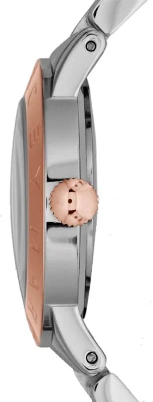 Zoom sur le cadran argent du Marc Jacobs MBM3194
