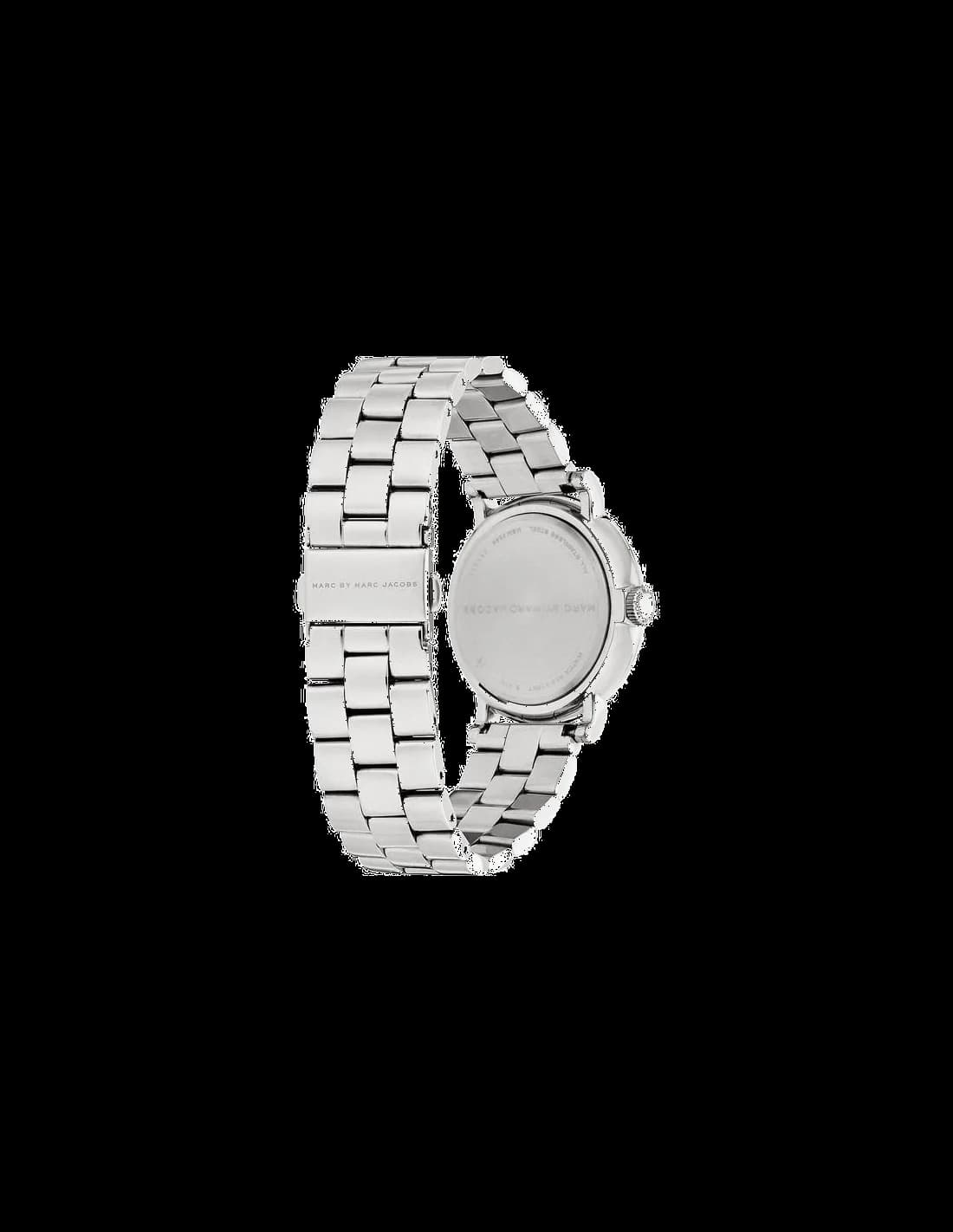 Zoom sur le cadran blanc du Marc Jacobs MBM3242