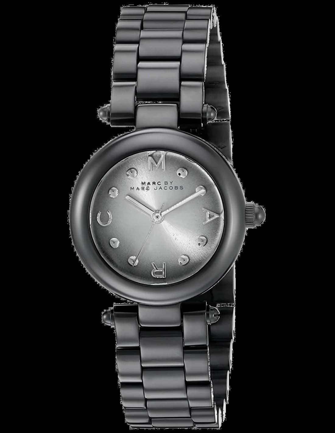 Garde-temps Marc Jacobs MJ3453 pour femme, cadran argenté bracelet maillons