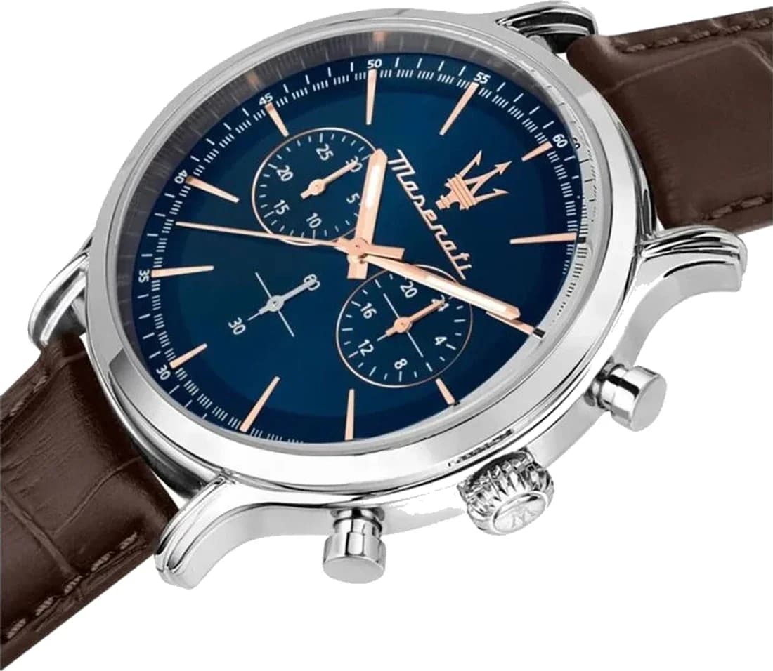 Le garde-temps Maserati R8871618014 vu de profil