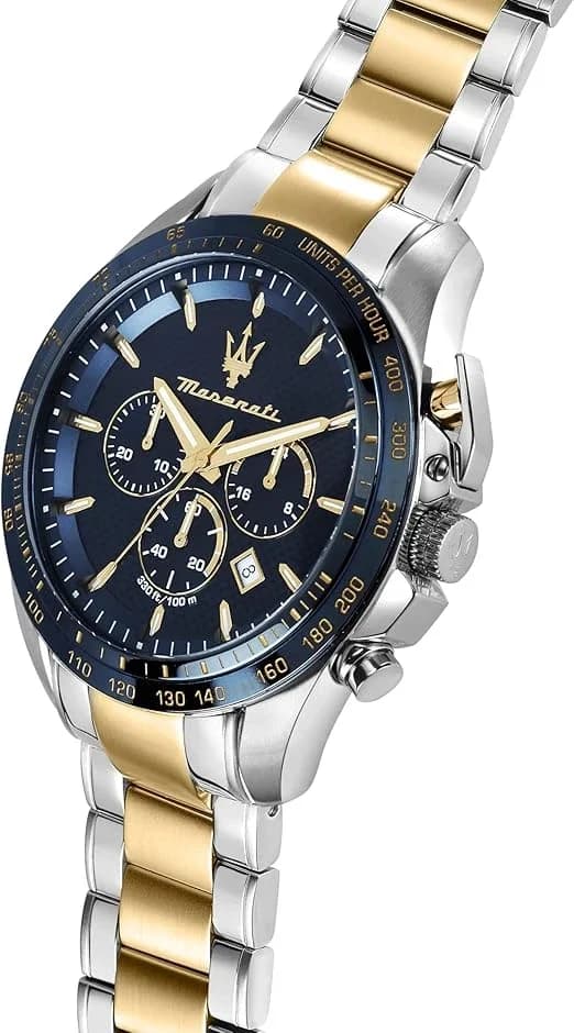 Le garde-temps Maserati R8873612046 vu de profil