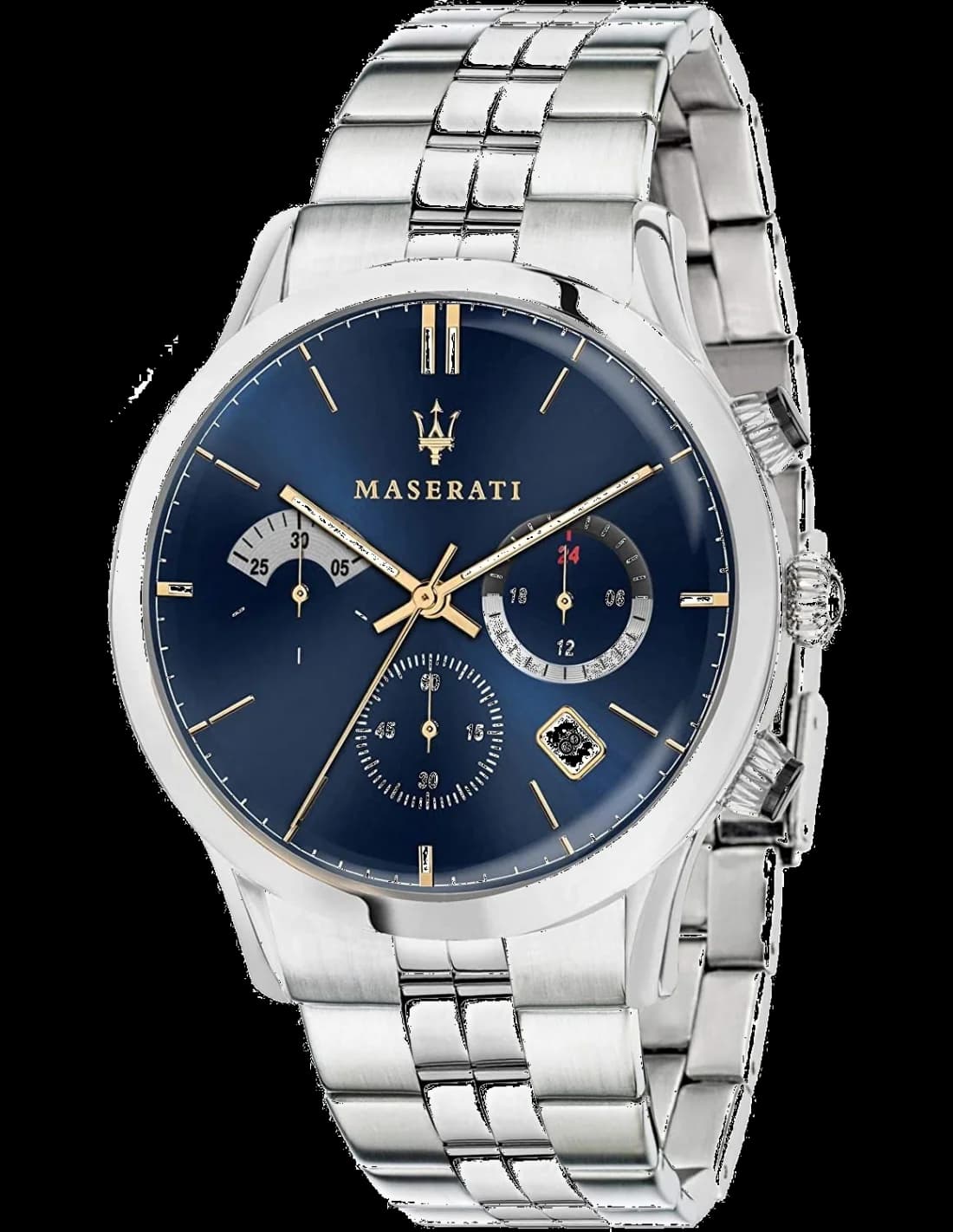 Garde-temps Maserati R8873633001 pour homme, cadran bleu, style classique