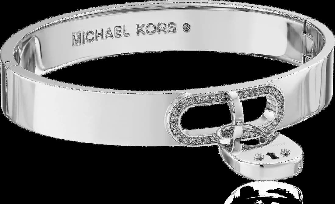 Garde-temps Michael Kors MKJ4611040 pour femme, mailles lisses, ton argent, robuste