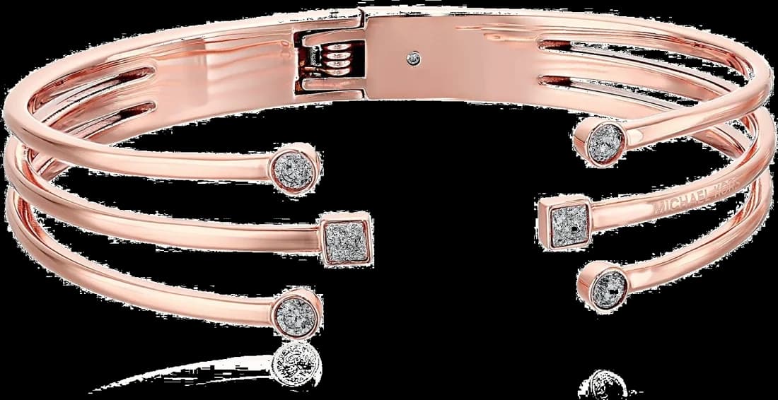 Garde-temps Michael Kors MKJ5992791 pour femme, au cadran noir et bracelet acier
