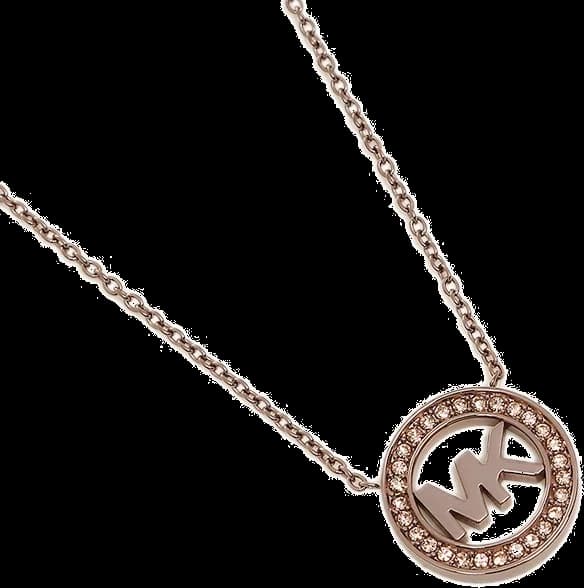 Garde-temps Michael Kors MKJ6159798 pour femme, au cadran blanc et collier