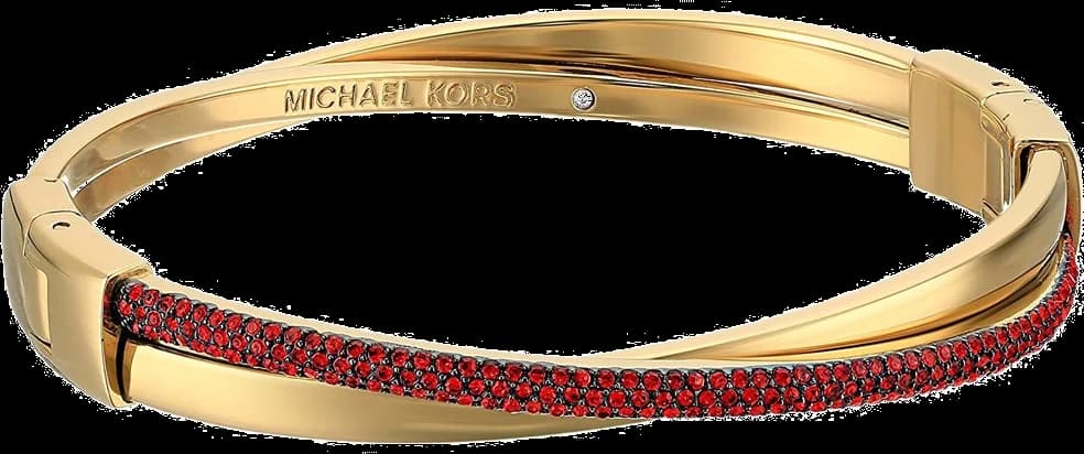 Garde-temps Michael Kors MKJ6123710 pour femme, avec cadran blanc soleil et bracelet acier