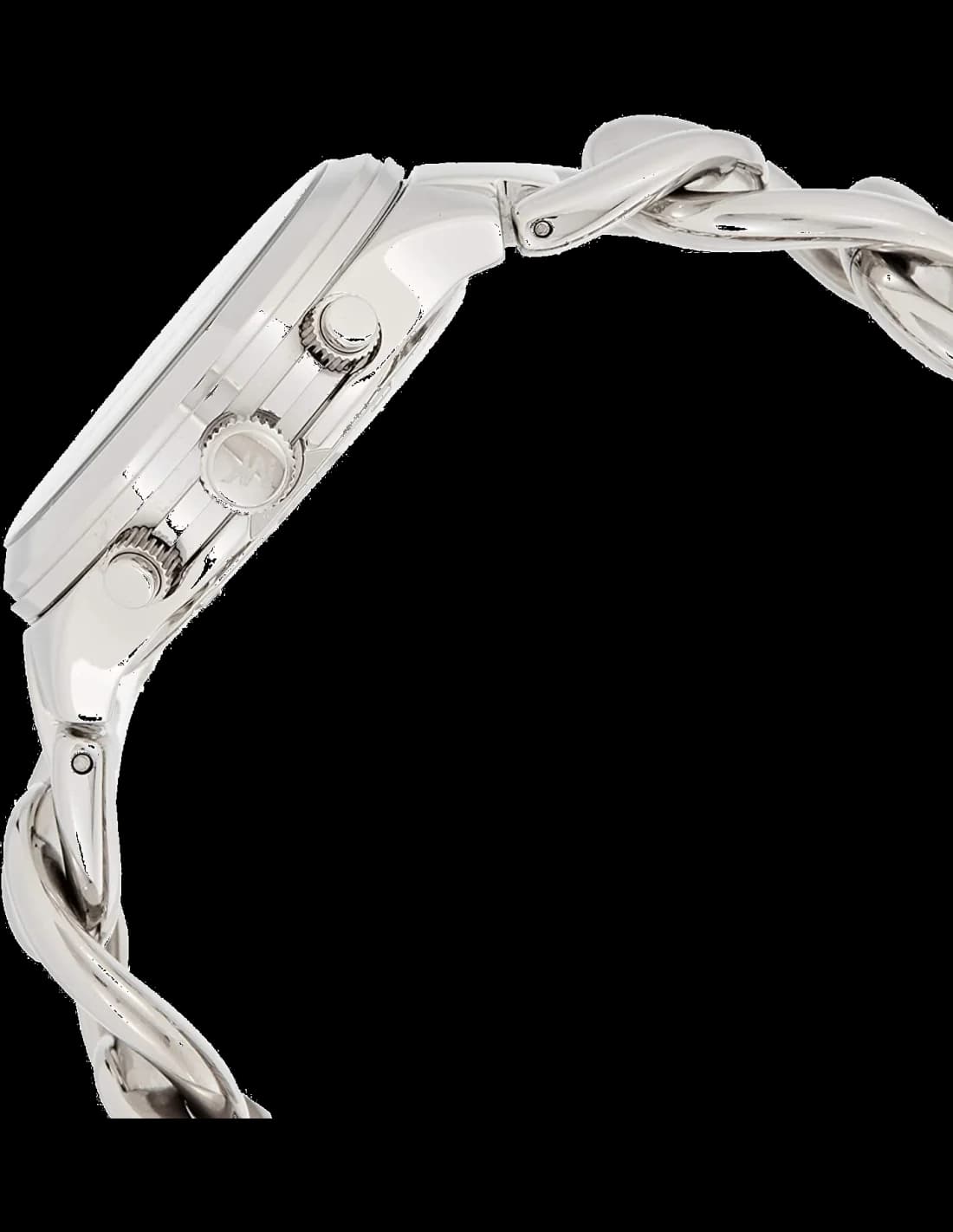 Zoom sur le cadran argent du Michael Kors MK3149