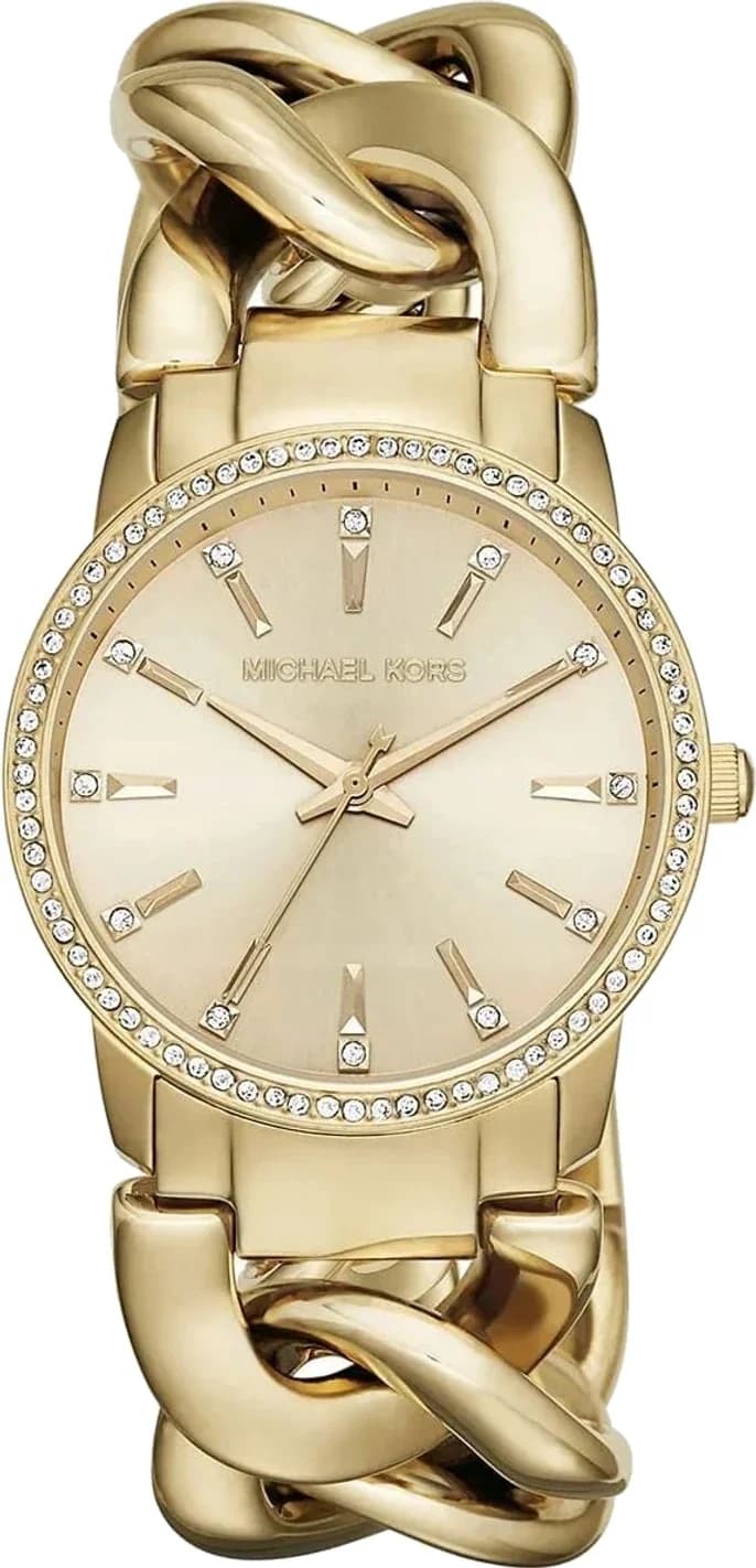 Montre Michael Kors MK3235 femme cadran or bracelet acier