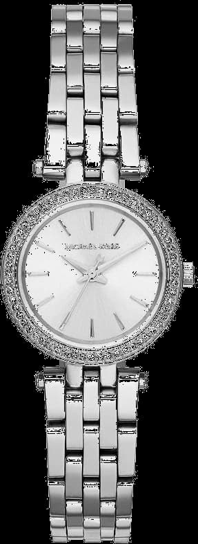 Garde-temps Michael Kors MK3294 pour femme, cadran argenté et bracelet maille milanaise