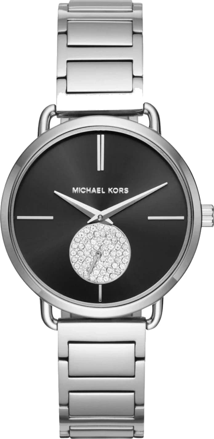 Montre Michael Kors MK3638 femme cadran noir bracelet acier