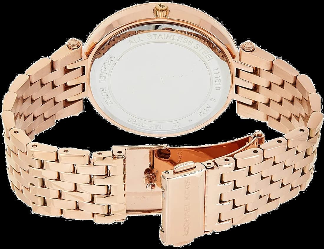 Zoom sur le cadran bleu du Michael Kors MK3728