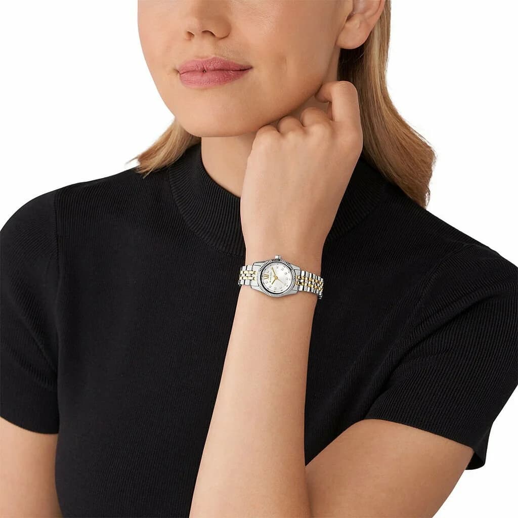 Montre Michael Kors MK4740 femme verso boîtier argent