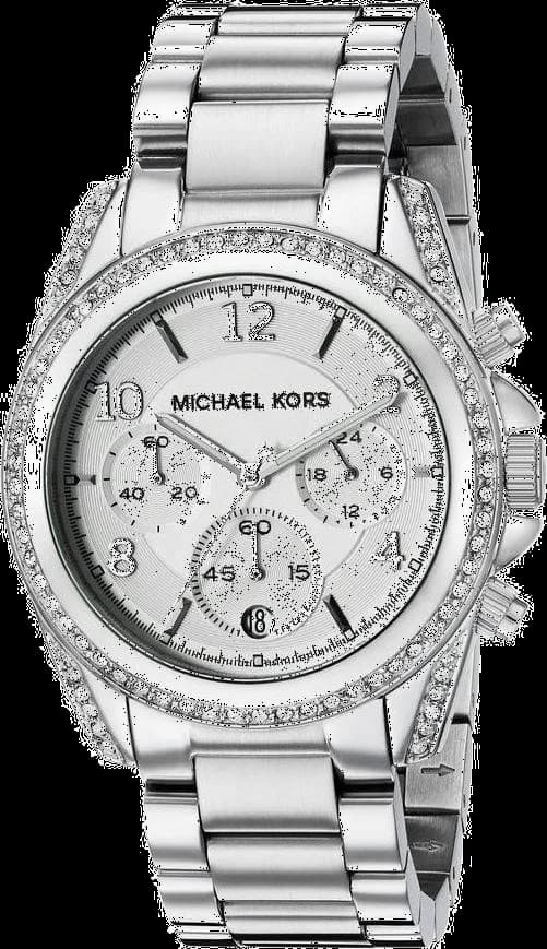 Garde-temps Michael Kors MK5165 pour femme, argenté rehaussé de cristaux