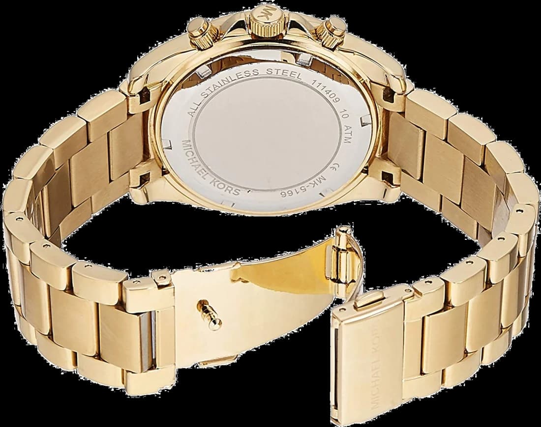 Zoom sur le cadran or du Michael Kors MK5166