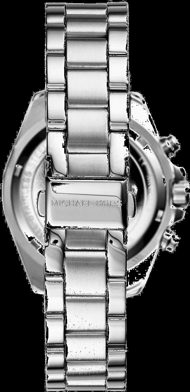 Zoom sur le cadran argent du Michael Kors MK6174