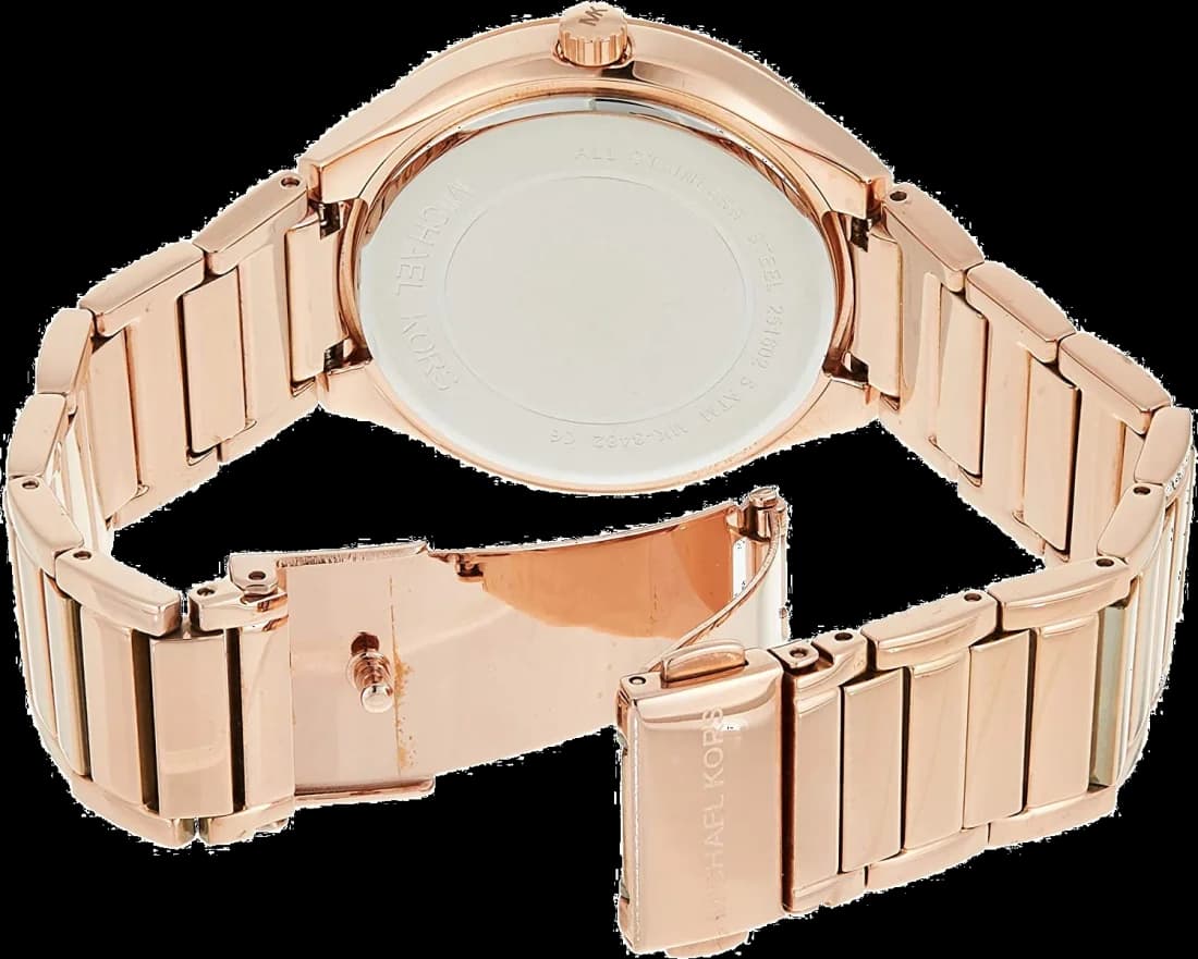 Zoom sur le cadran bicolore du Michael Kors MK6210
