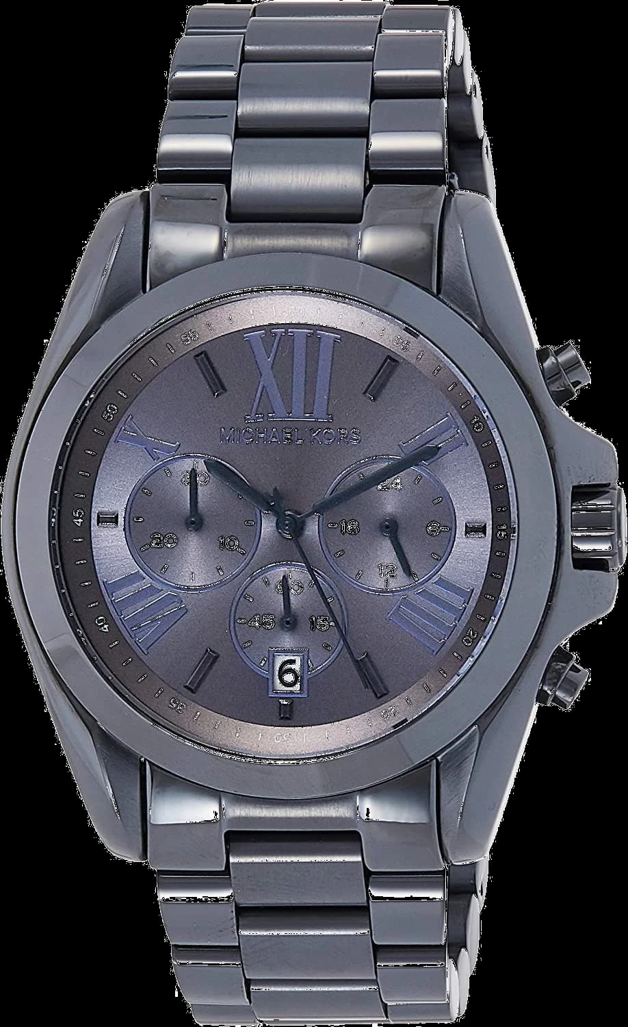 Garde-temps Michael Kors MK6248 pour femme, acier inoxydable bleu