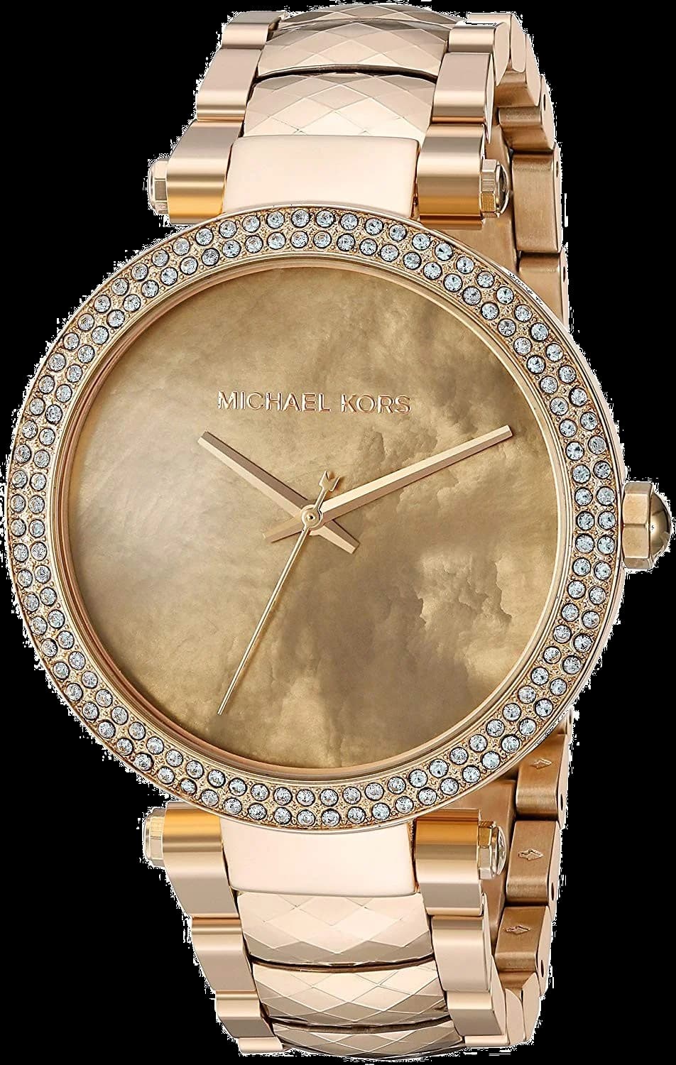 Garde-temps Michael Kors MK6425 pour femme, tout or, bracelet maillons acier