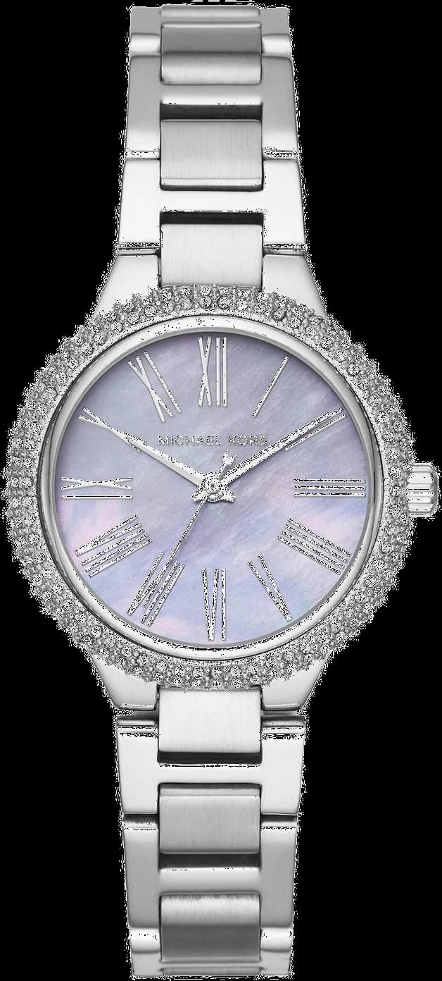 Garde-temps Michael Kors MK6562 pour femme, cadran violet nacré sur acier
