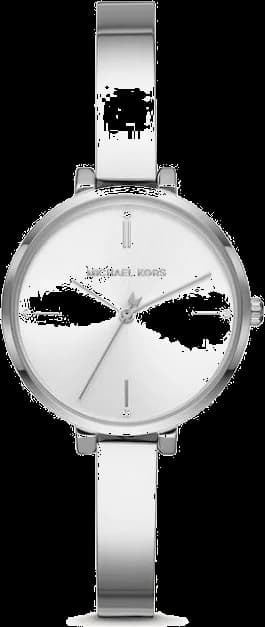 Garde-temps Michael Kors MK7120 pour femme, cadran argenté classique sur acier