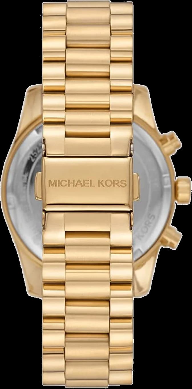 Zoom sur le cadran bleu du Michael Kors MK7216