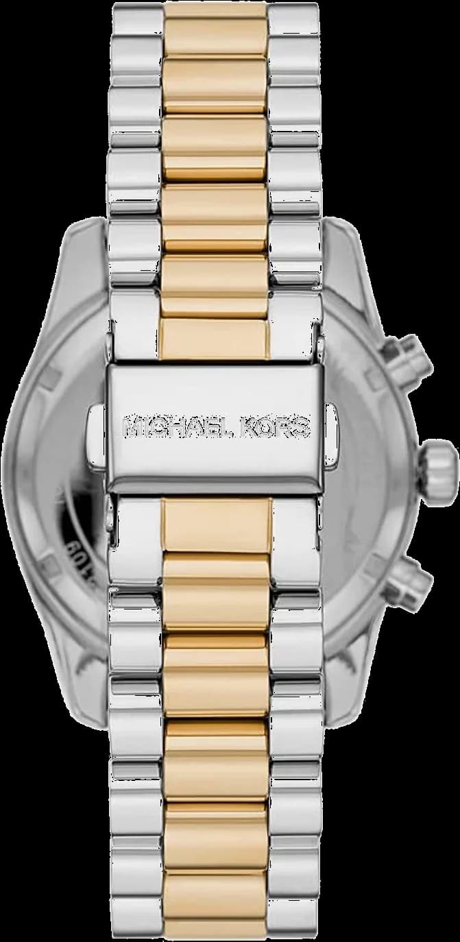 Zoom sur le cadran bleu du Michael Kors MK7218
