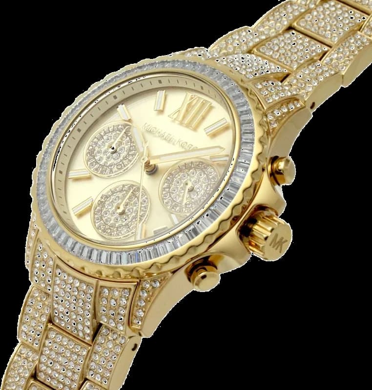 Zoom sur le cadran or du Michael Kors MK7254