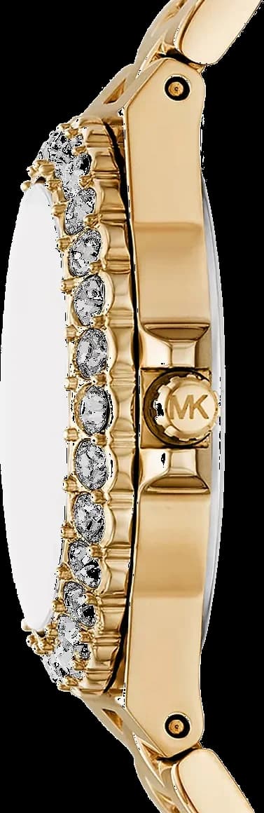 Zoom sur le cadran vert du Michael Kors MK7395