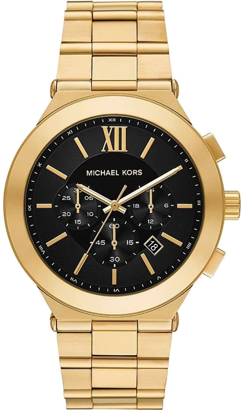 Montre Michael Kors MK9220 homme cadran noir bracelet acier