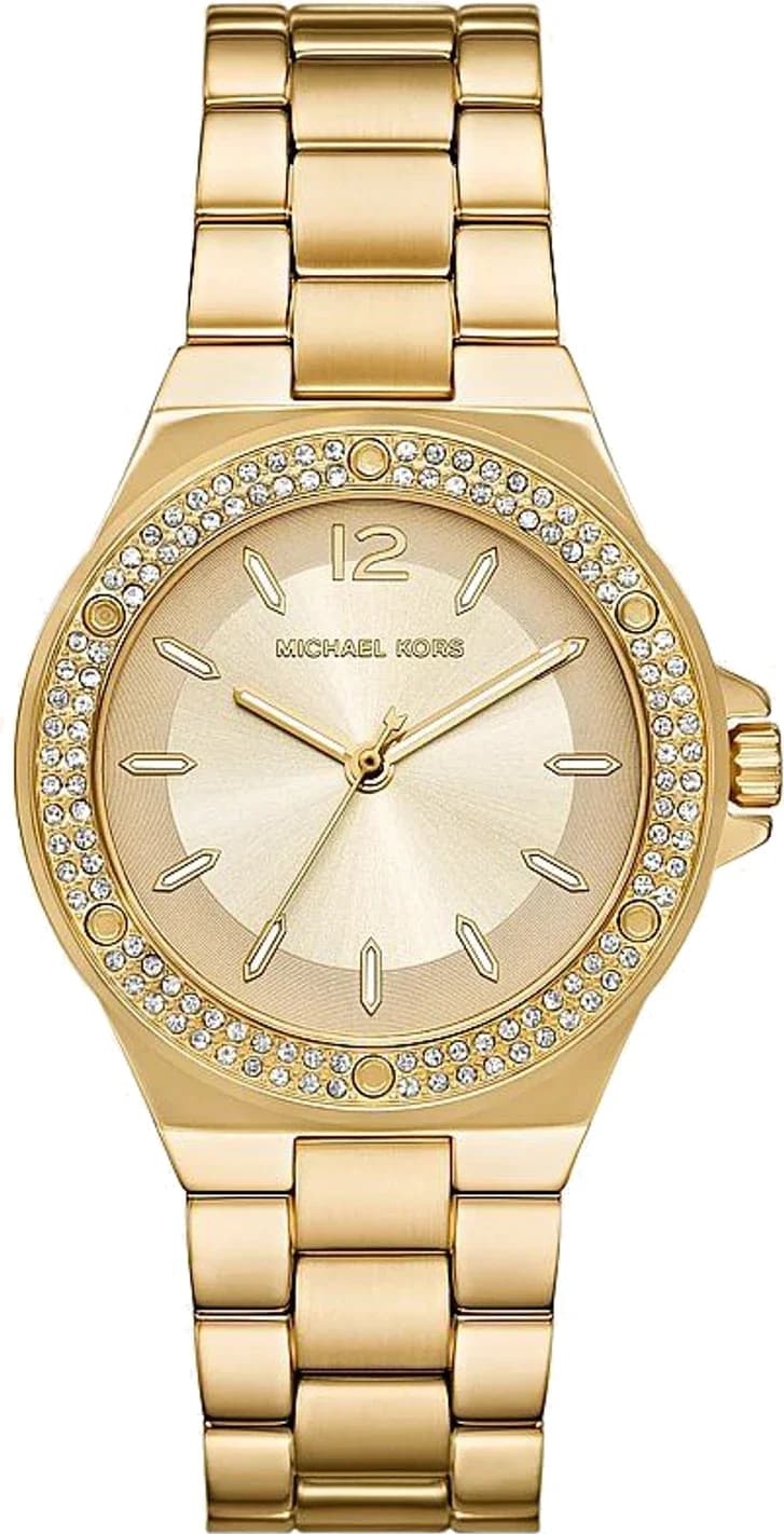 Montre Michael Kors MKO1186 femme cadran or bracelet acier