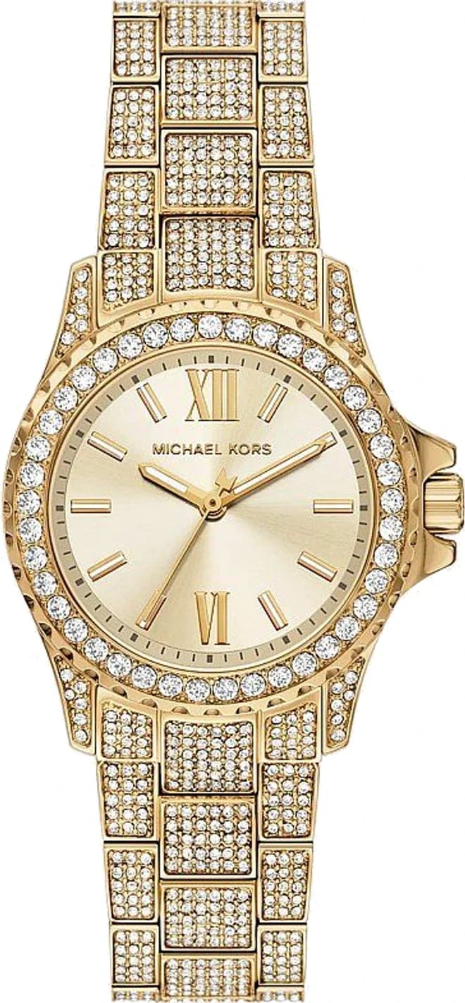 Montre Michael Kors MKO1196 femme cadran or bracelet acier