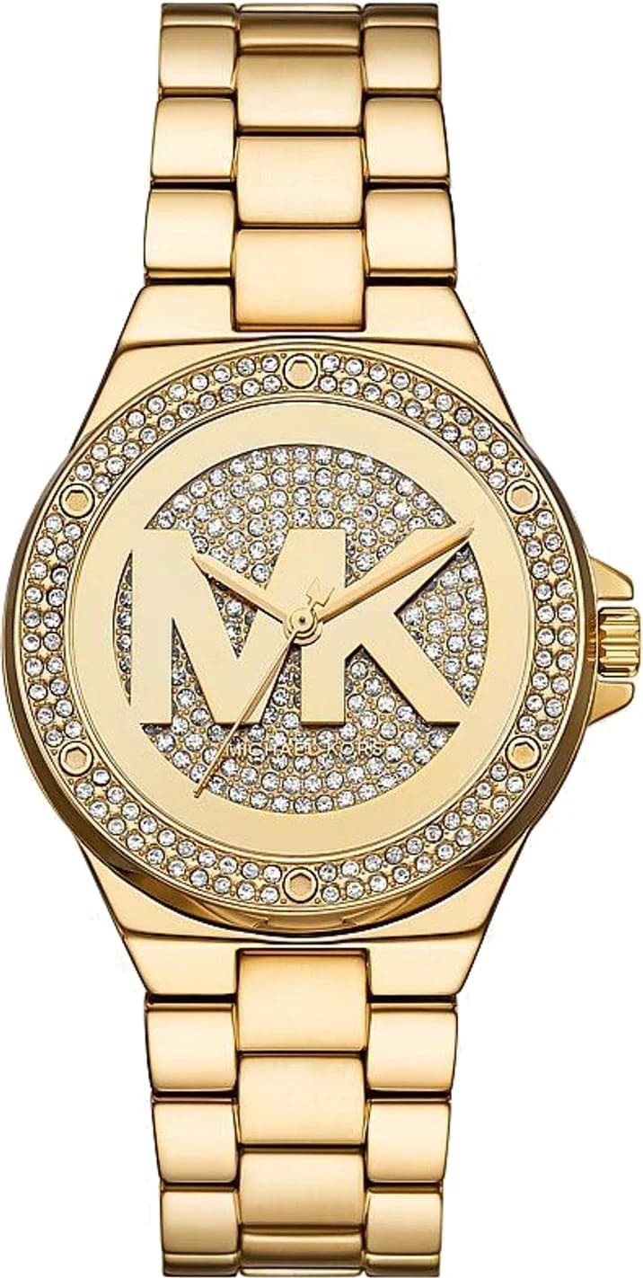 Montre Michael Kors MKO1220 femme cadran or bracelet acier