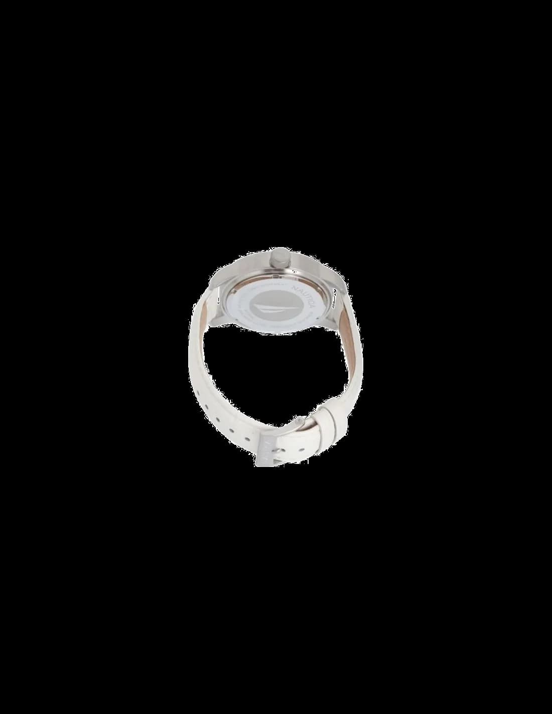 Zoom sur le cadran blanc du Nautica A13559G
