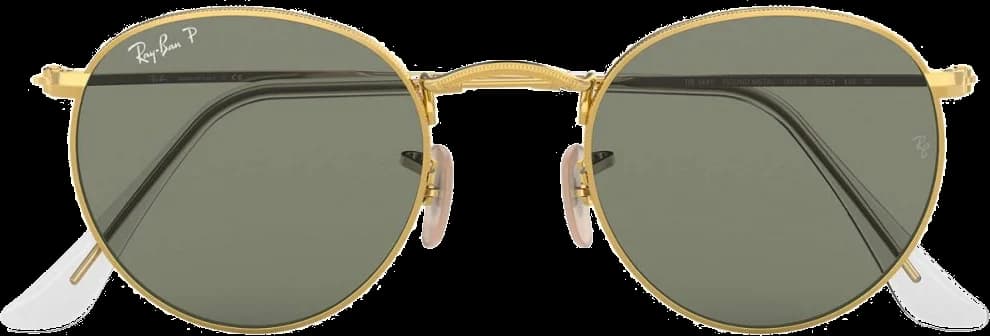 Le garde-temps Ray-Ban RB3447 001/58 50-21 vu de profil