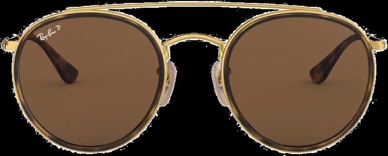Le garde-temps Ray-Ban RB3647N 001/57 vu de profil