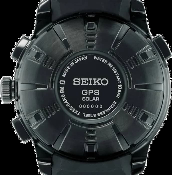 Le garde-temps Seiko SAS033J1 vu de profil