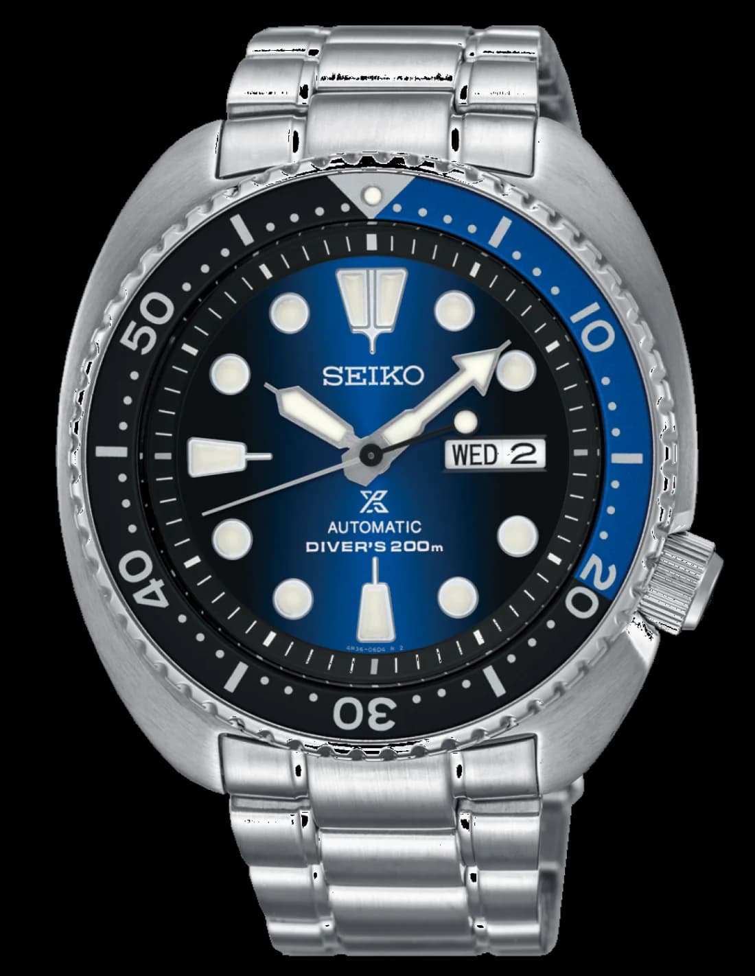 Garde-temps Seiko SRPF15K1 pour homme, cadran bleu océan 45mm, acier