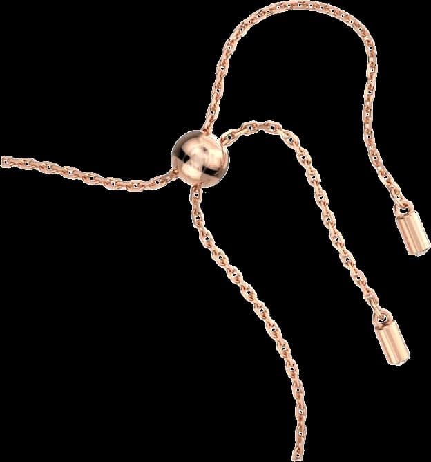 Bracelet Swarovski Constella 5636273 en métal plaqué or rose avec cristal taille ronde et pavé blanc - Pour Femme vue 3