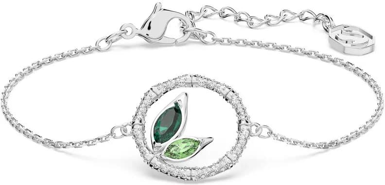 Garde-temps Swarovski 5645375 pour femme, vert bambou sur rhodié