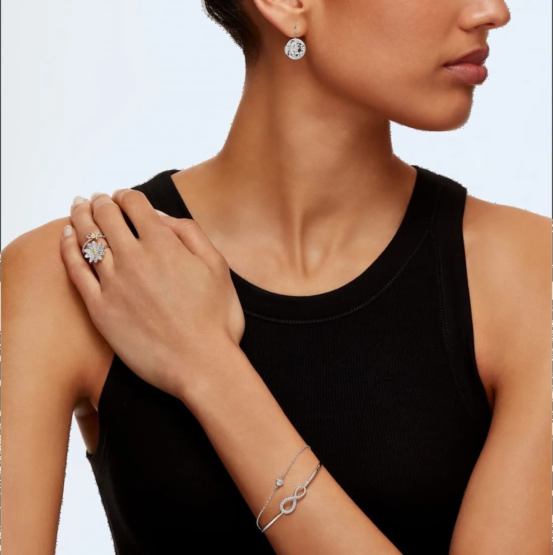 Détail du bracelet métal du Swarovski 5520584