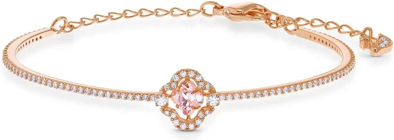 Garde-temps Swarovski 5516476 pour femme, jonc or rose scintillant, féminin