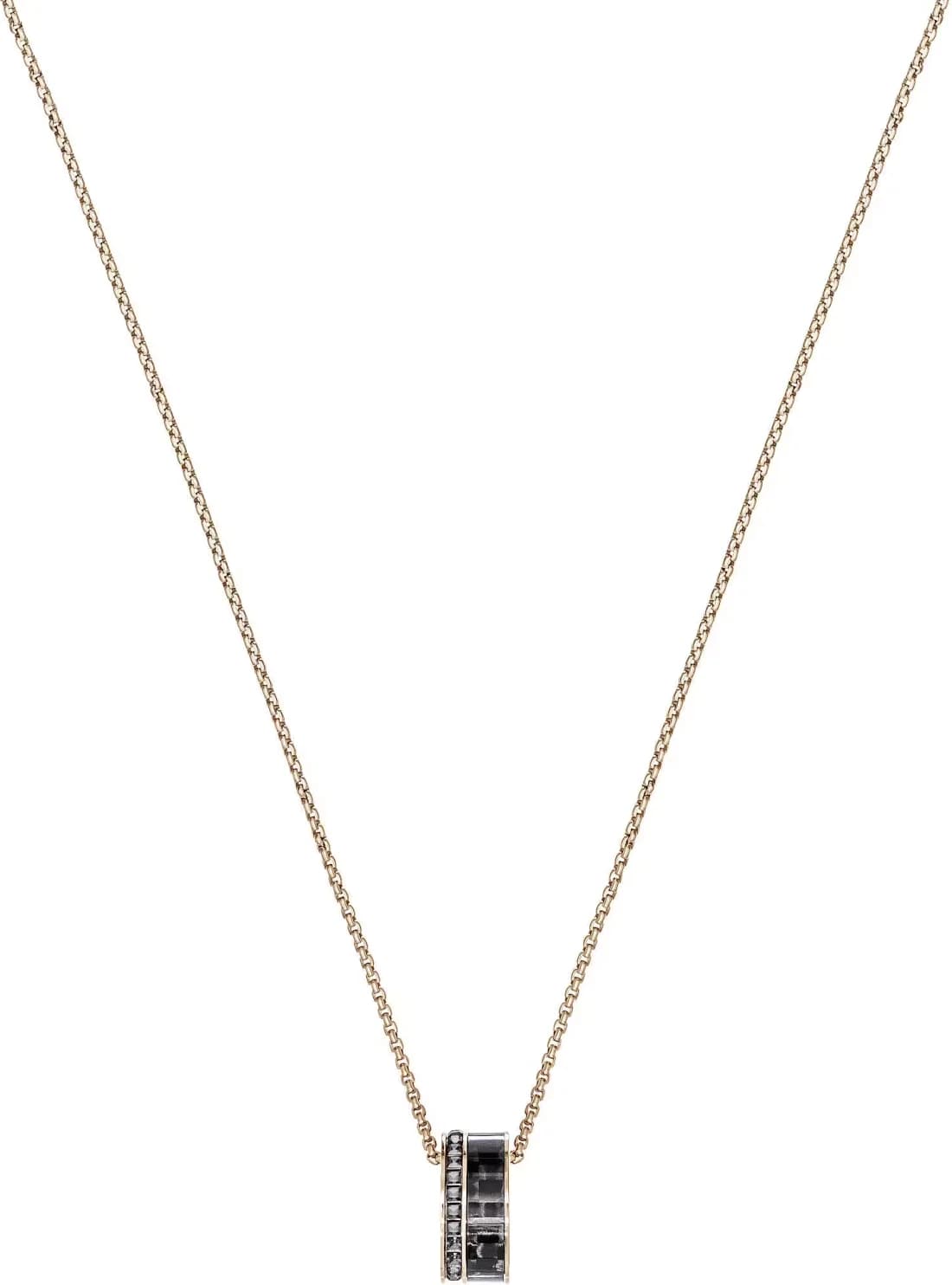 Garde-temps Swarovski 5427127 pour homme, effet fibre carbone orné cristaux