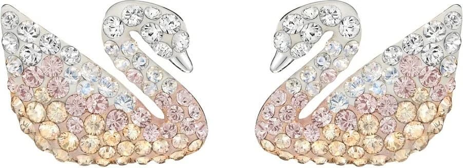 Garde-temps Swarovski 5215037 pour femme, motif cygne multicolore éclatant