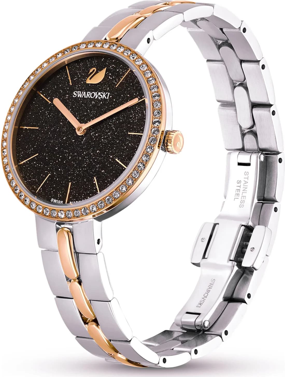 Le garde-temps Swarovski 111444 vu de profil
