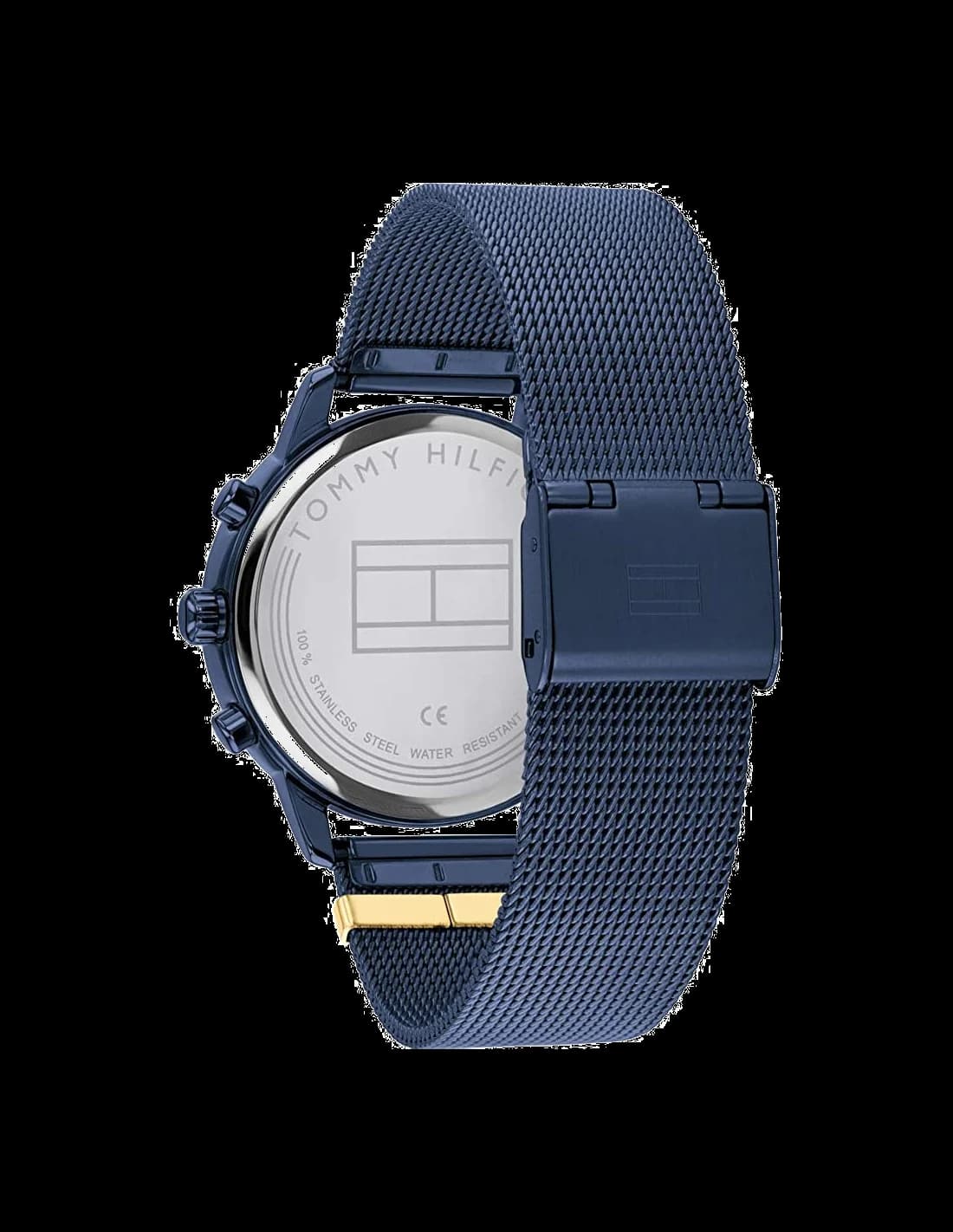 Zoom sur le cadran bleu du Tommy Hilfiger 1782305