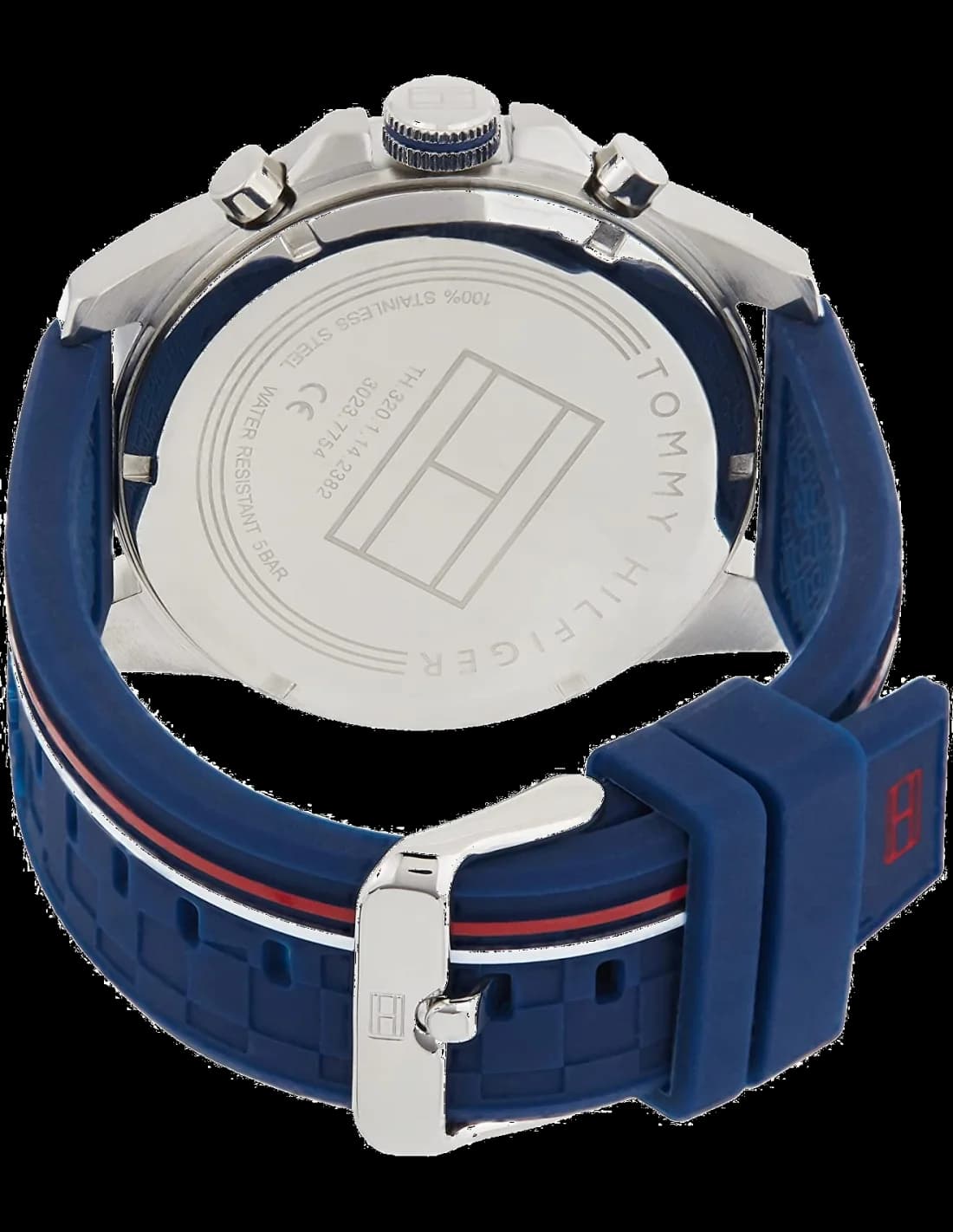 Montre Tommy Hilfiger 1791476 homme détail cadran bleu